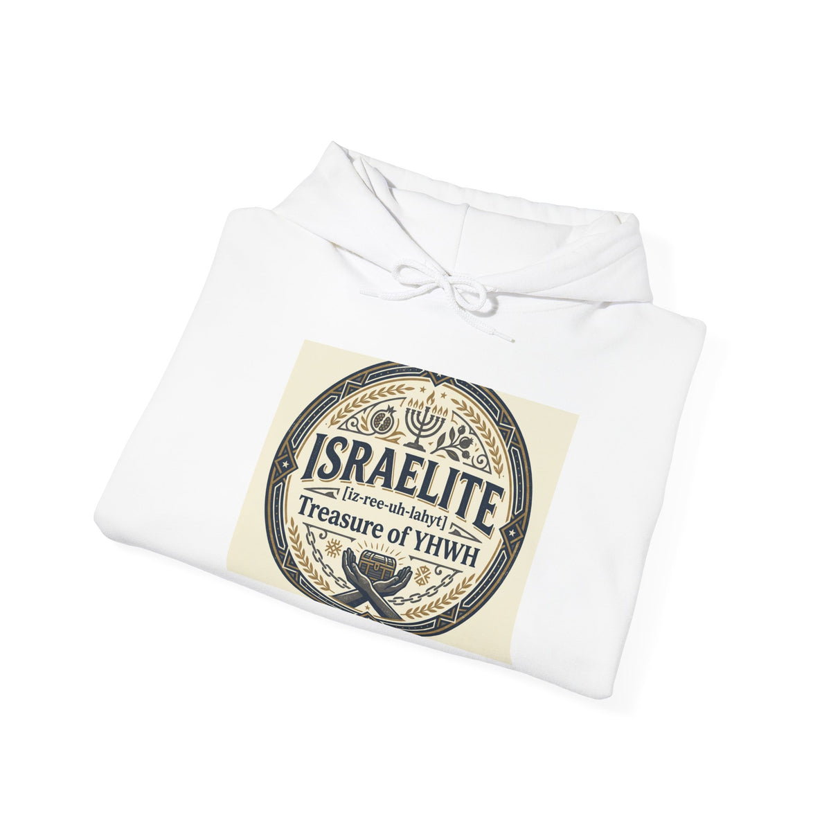 Israelite Hoodie — "Hebrew I AM" Faithful Heritage Pullover