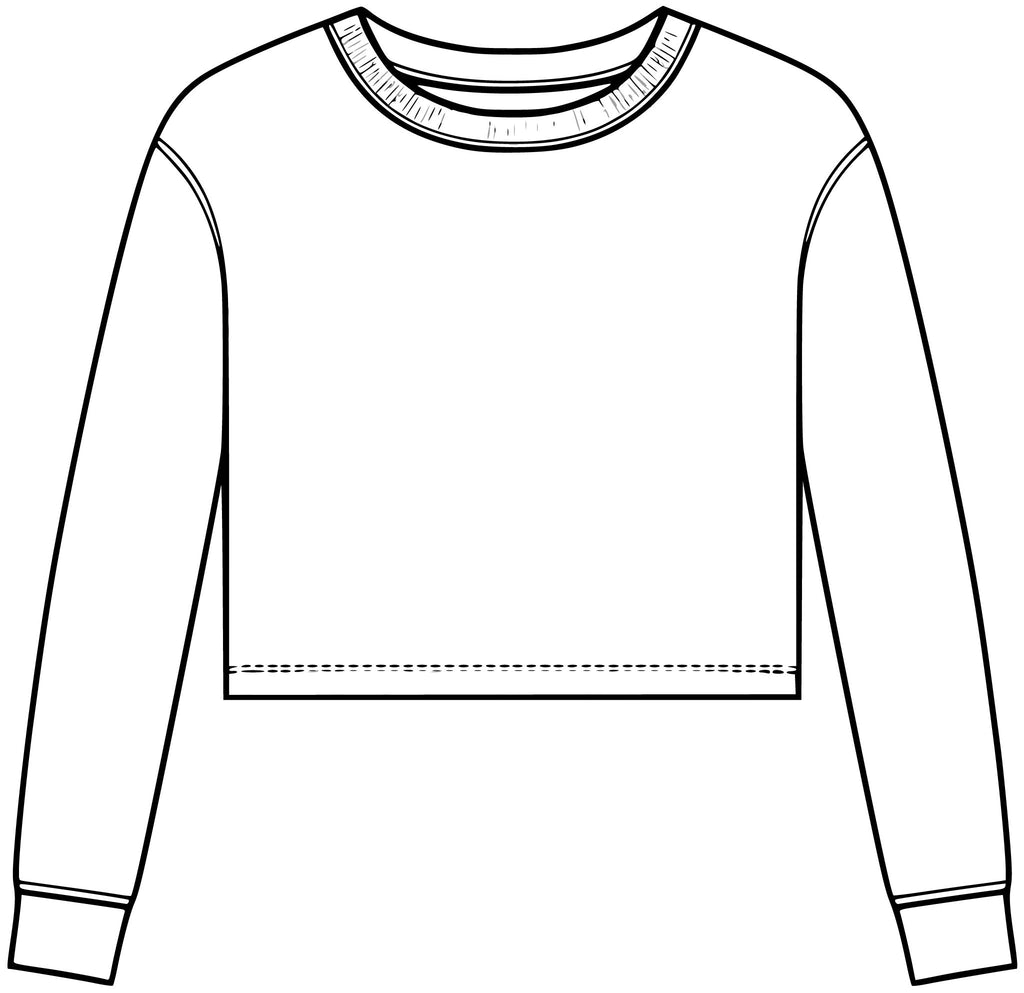 blank long -sleeve Tee