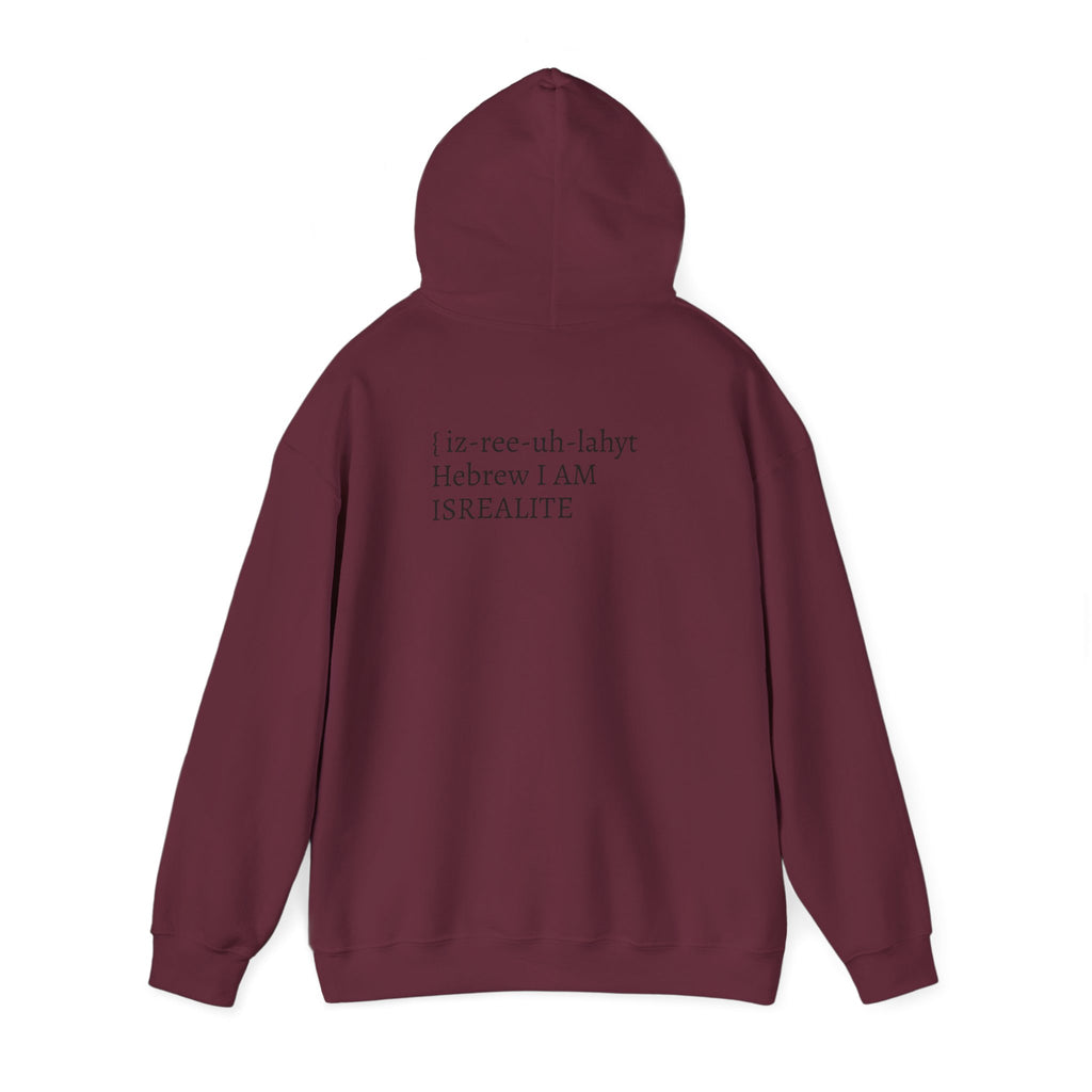 Israelite Hoodie — "Hebrew I AM" Faithful Heritage Pullover