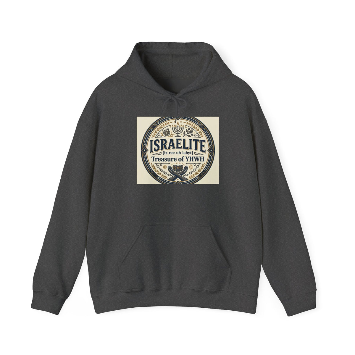 Israelite Hoodie — "Hebrew I AM" Faithful Heritage Pullover