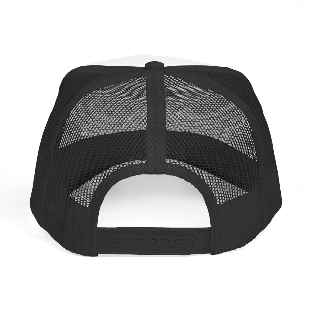 Judah Trucker Hat – Personalized Black & White Mesh Cap
