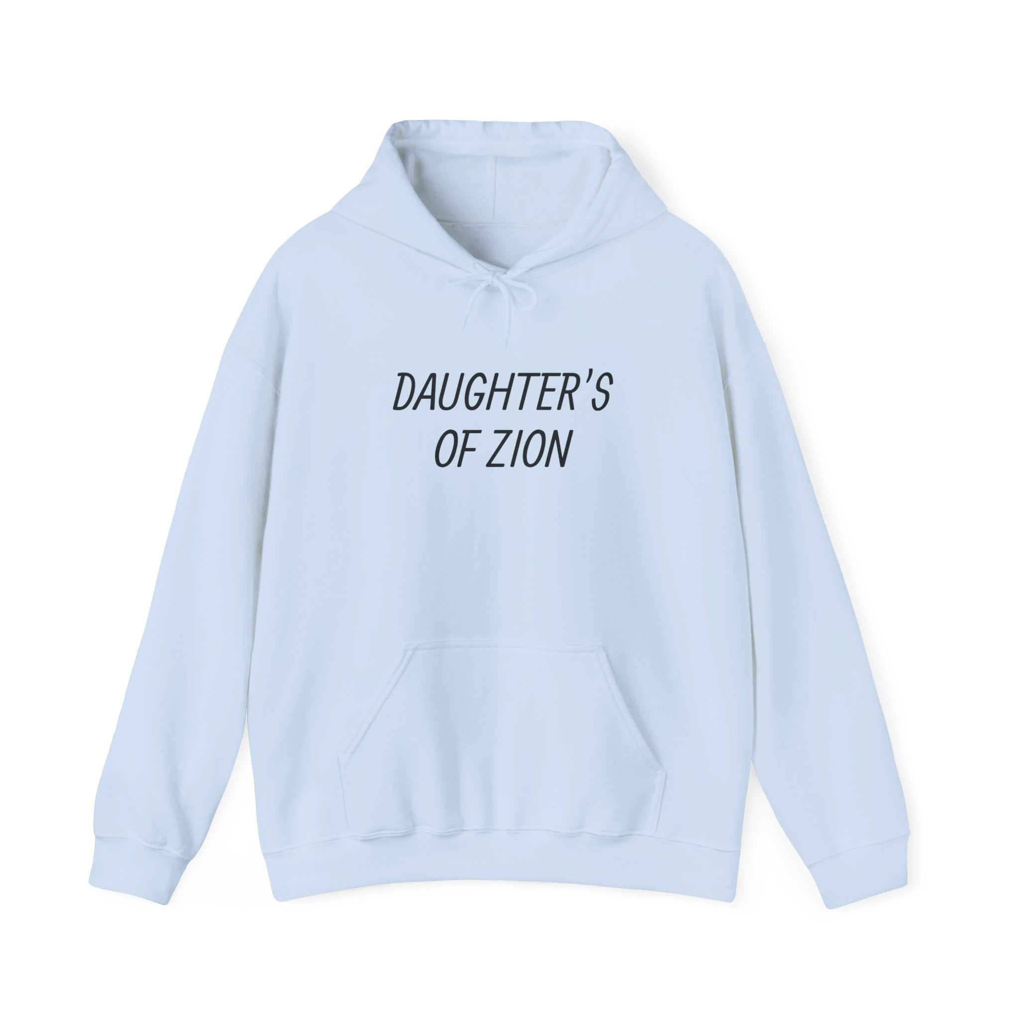Daughter's of Zion Hoodie - Faith-Inspired Yellow Pullover