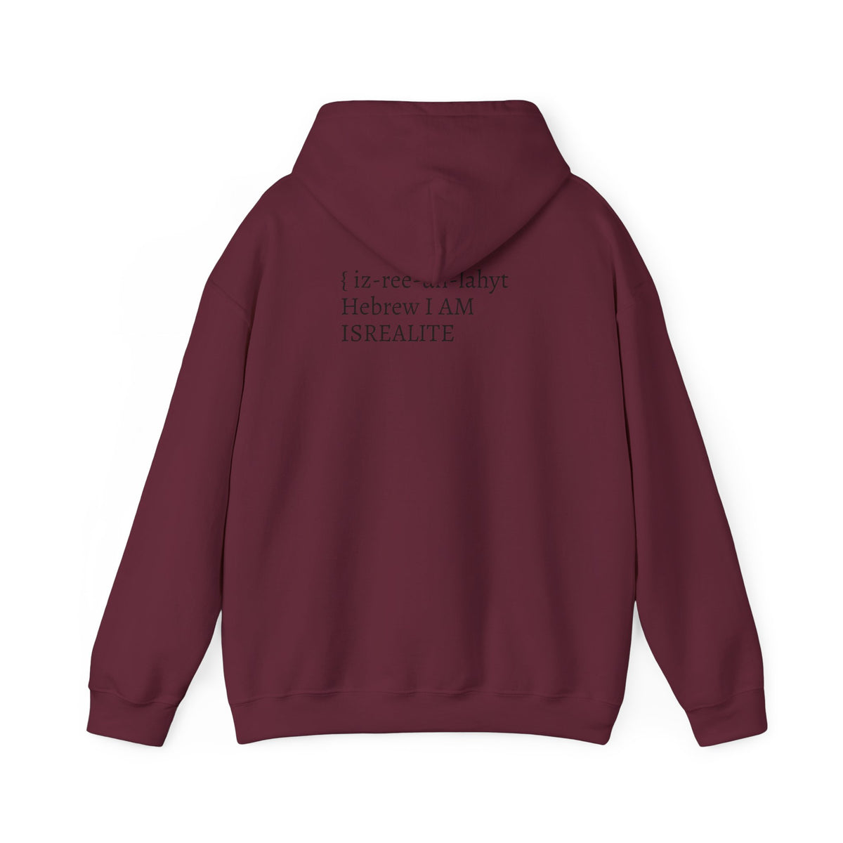 Israelite Hoodie — "Hebrew I AM" Faithful Heritage Pullover
