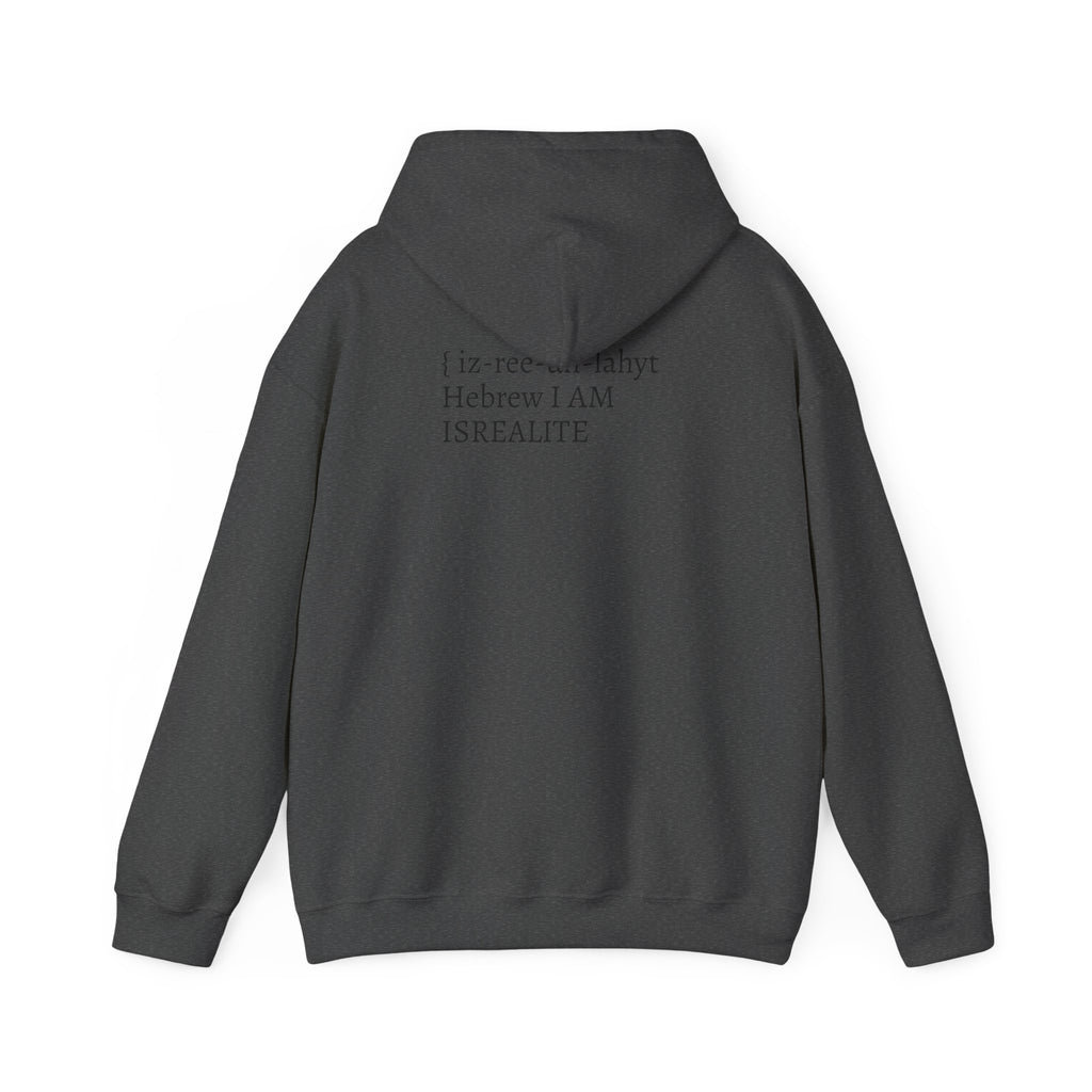 Israelite Hoodie — "Hebrew I AM" Faithful Heritage Pullover