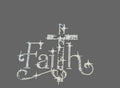 Faith Rhinestone Cross T-Shirt