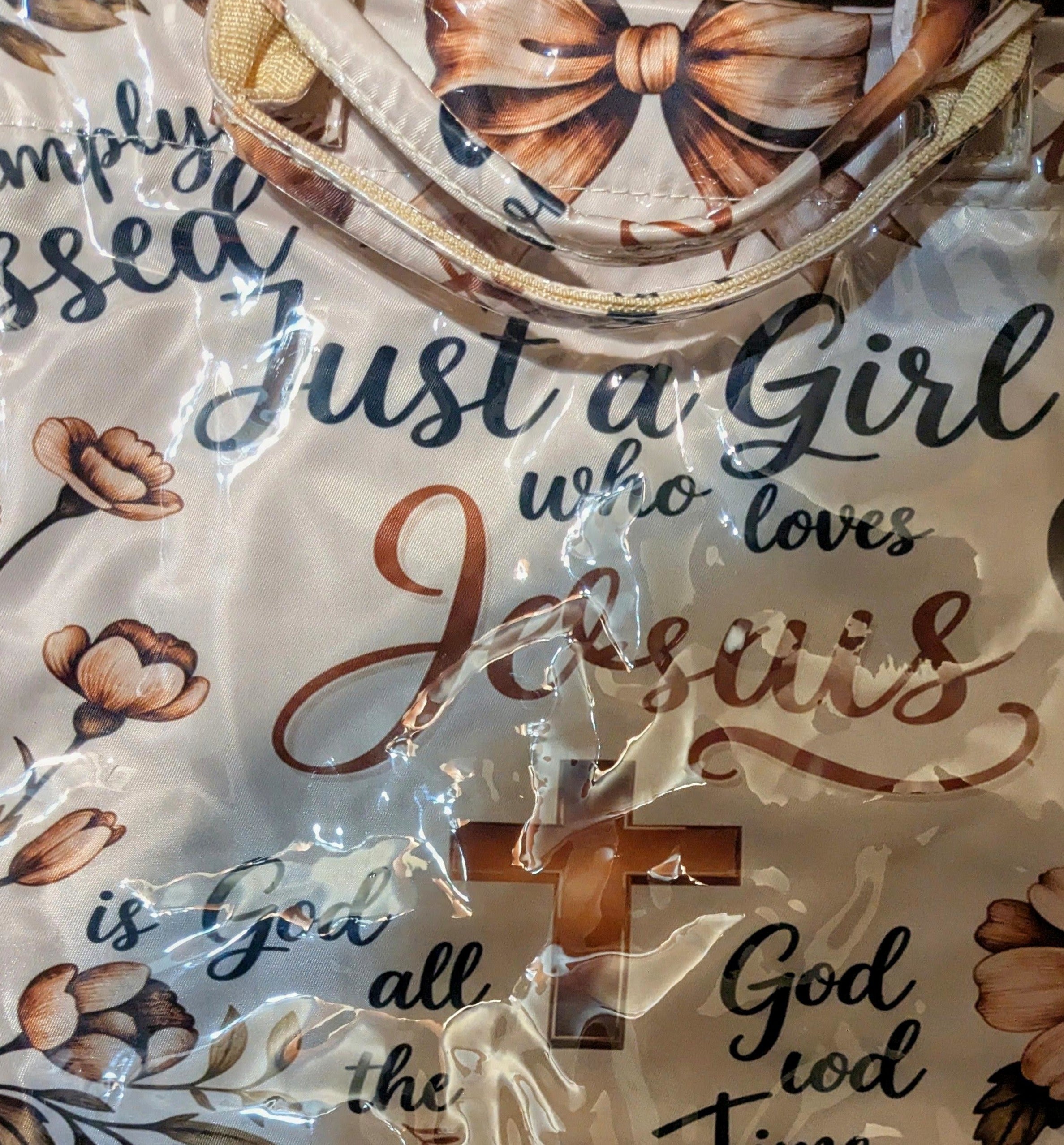 Just A Girl That Loves Jesus – Spring Tote Bag