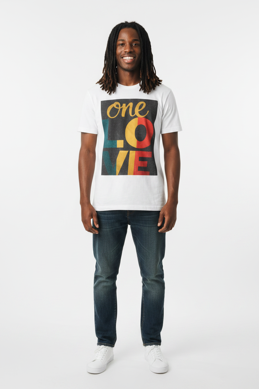 One Love — African American male with dreads